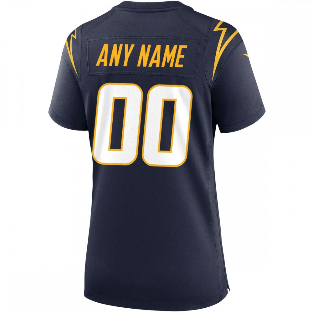Los Angeles Chargers Nike Women's Alternate Custom Game Jersey - Navy-GridironStore